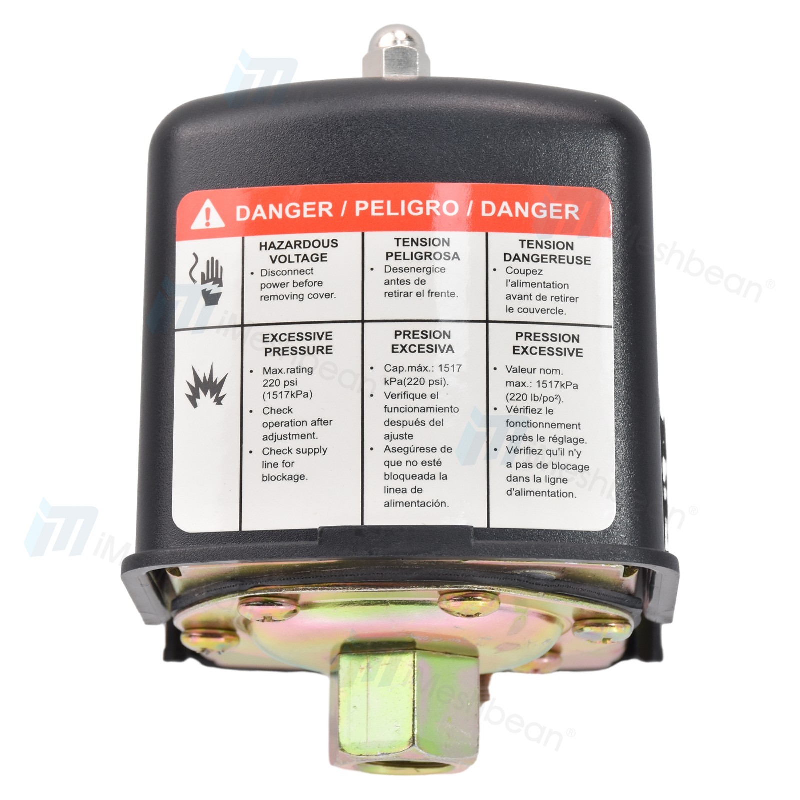 50-70 PSI Well/Water Pump Pressure Control Switch Adjustable Double Spring Pole
