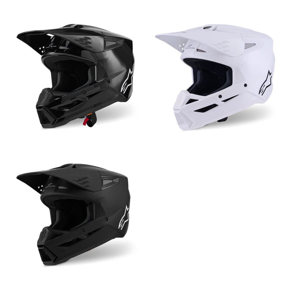 Alpinestars SM3 Solid Motocross Cross Helmet Enduro Offroad MX Helmet