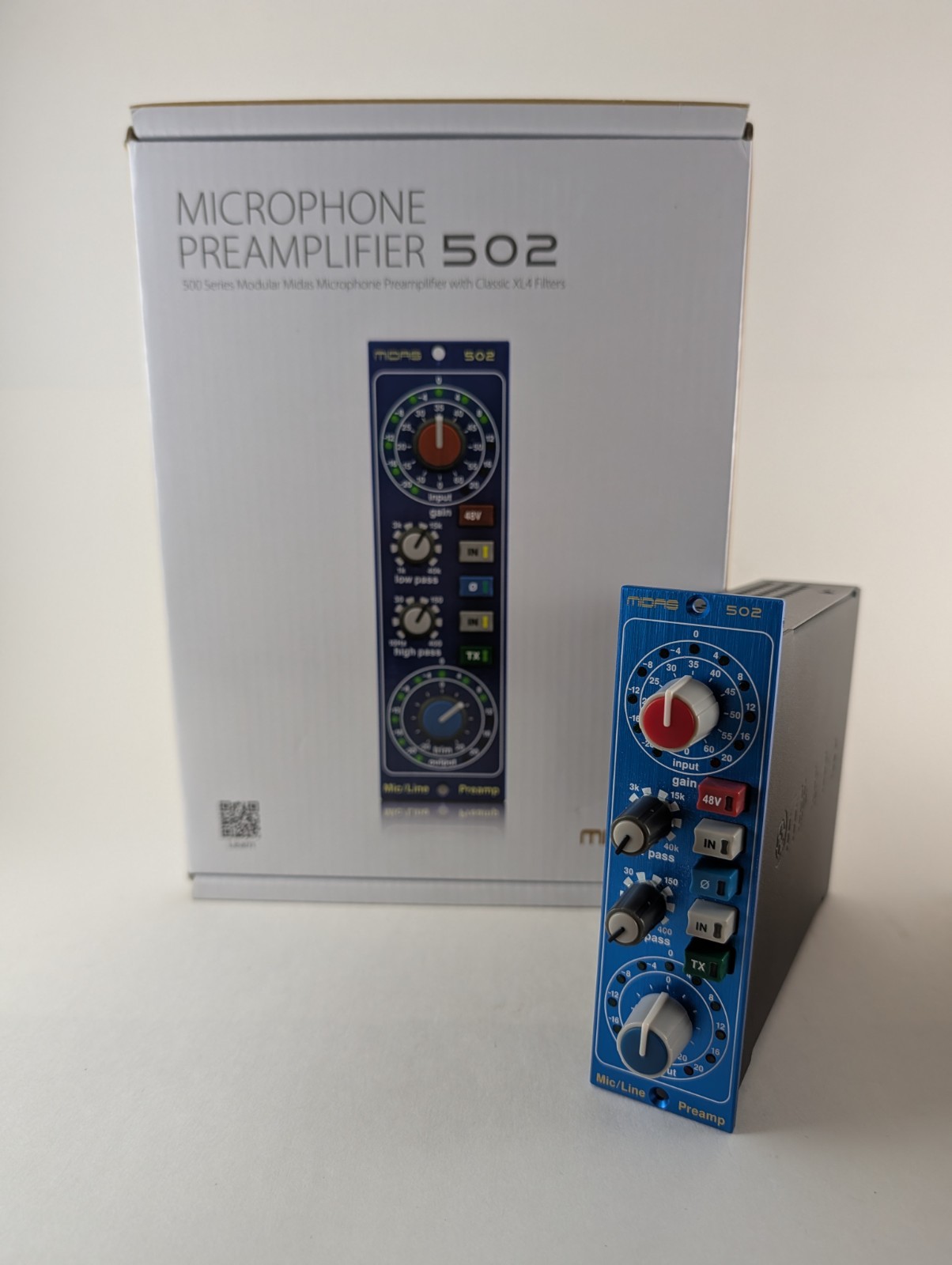 Midas 502 V2 Microphone Preamplifier 500 Series Module