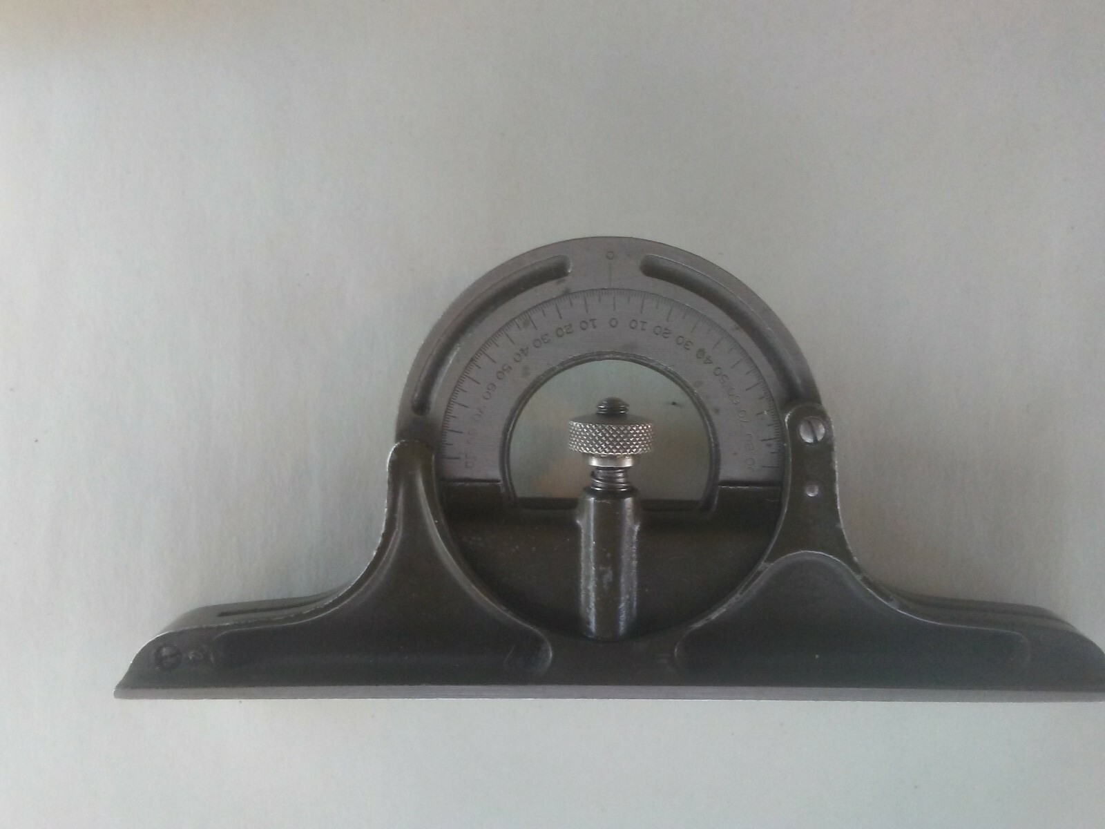 LUFKIN PROTRACTOR HEAD WITH 12" COMBINATION RULE AND STORAGE BOX
