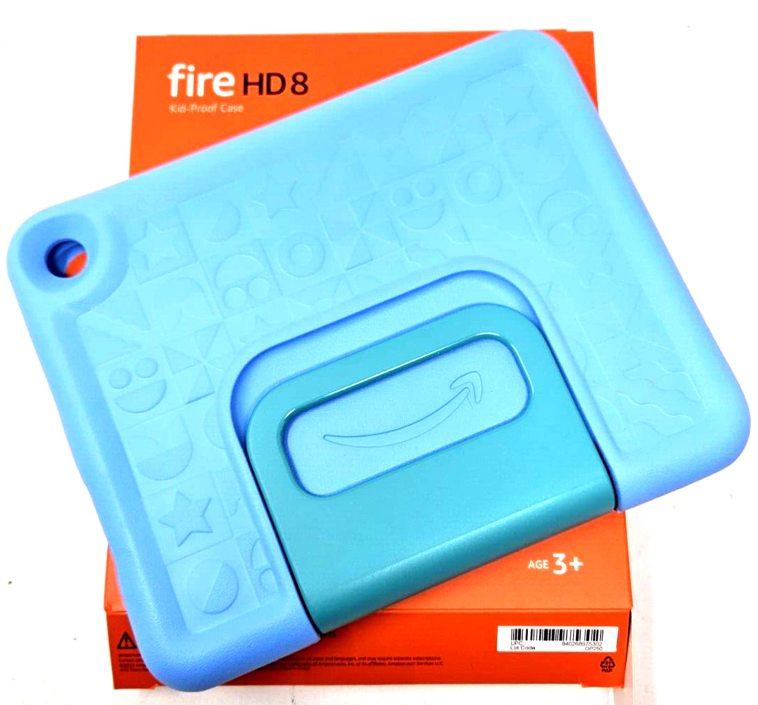 Amazon Fire HD 8 Case 12th Generation 2022 - Kid Proof Shockproof Cover Stand