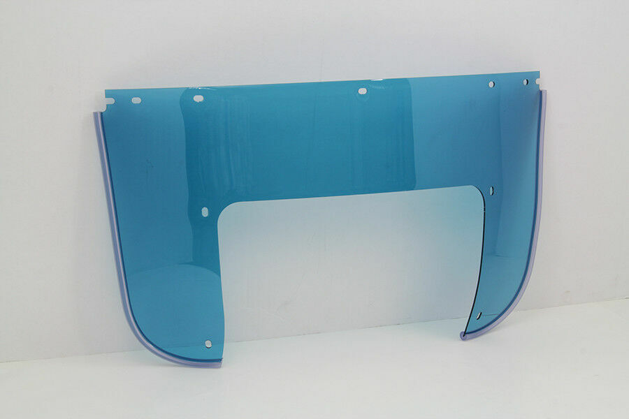 Beaded Lower Windshield Blue for Harley Davidson by V-Twin