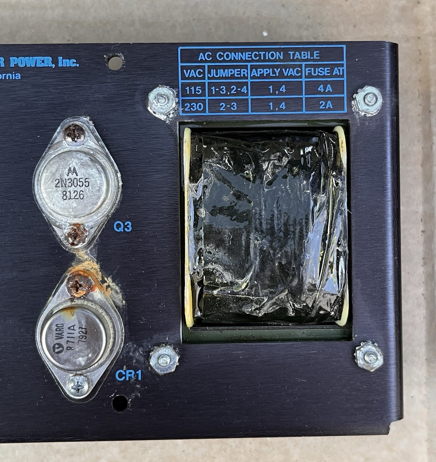 Microcomputer PowerDisk Drive Series Model FTCC524 Linear Power Supply Untested