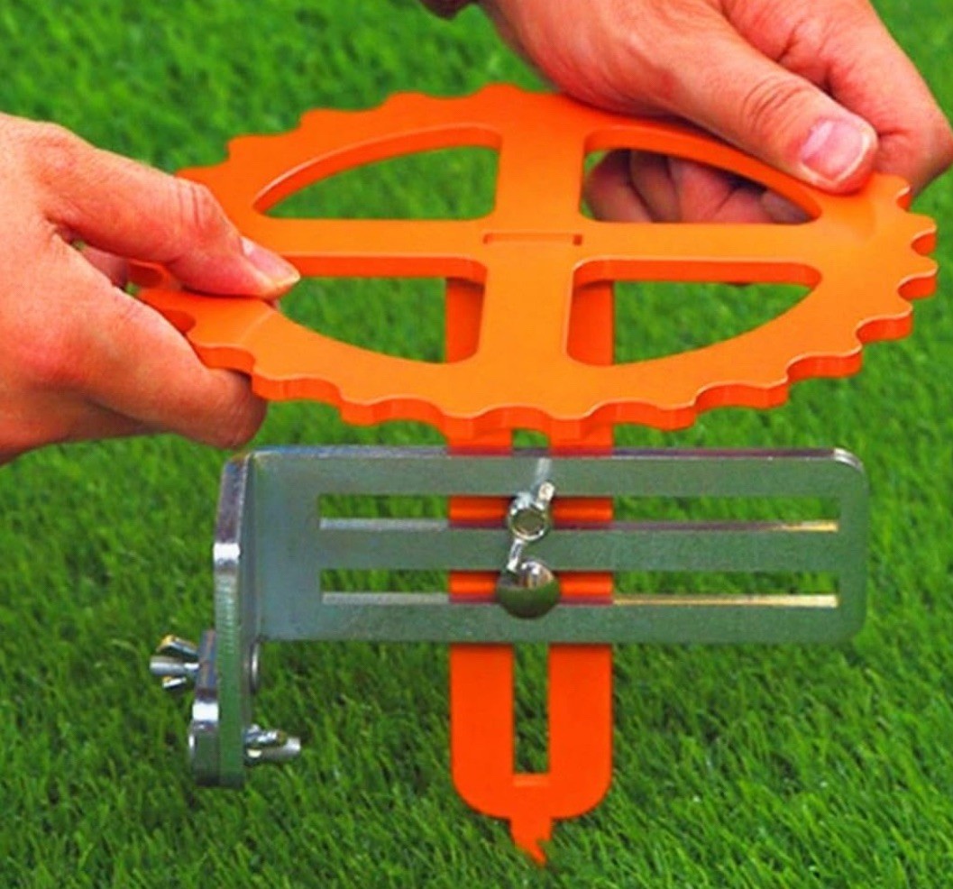 New- Orange Circle Cutter Artificial Turf Installation Tool