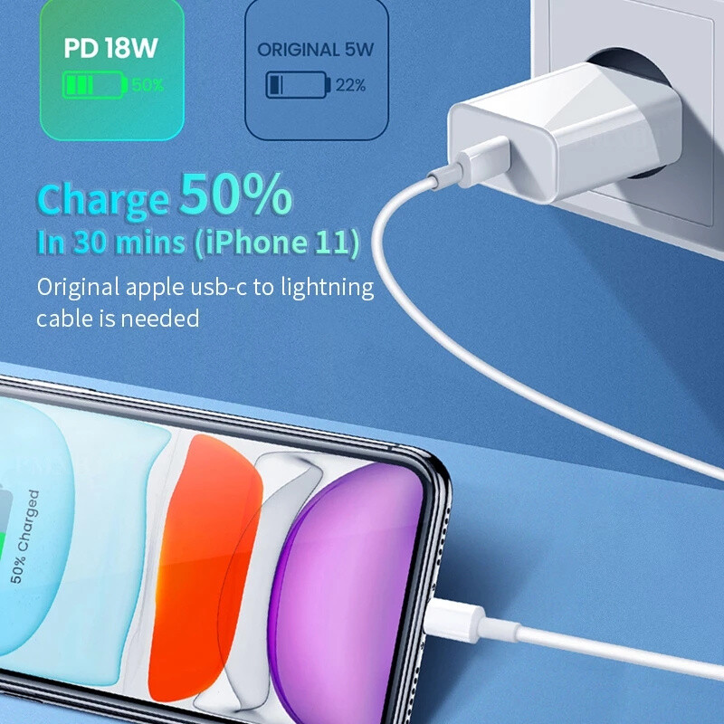 For Apple iPad Mini (6th Generation) USB-C Fast Charger/6FT Type-C Cable