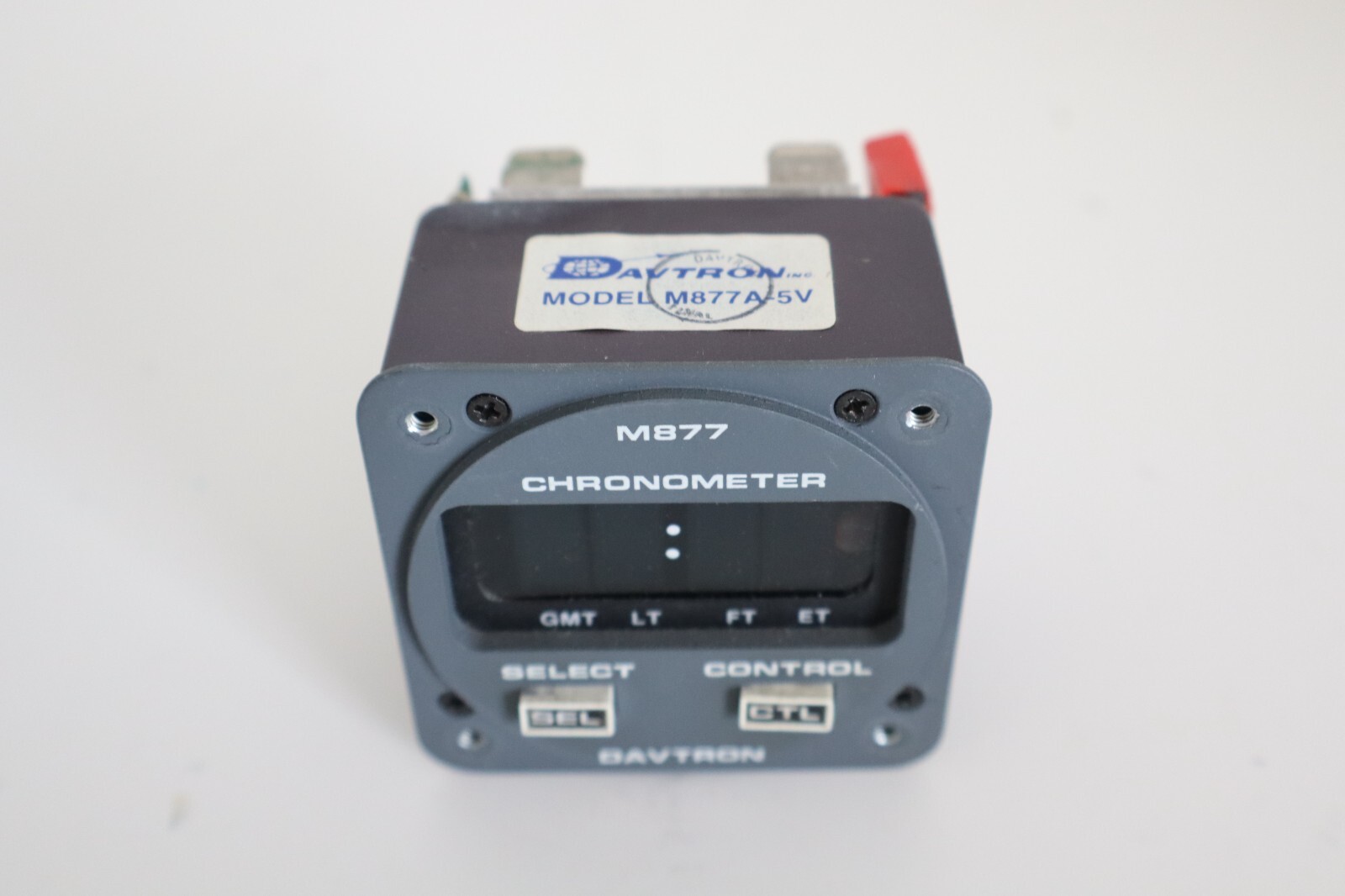 Davtron M877 (M877A-5V) Digital Clock Chronometer Indicator - Removed Working