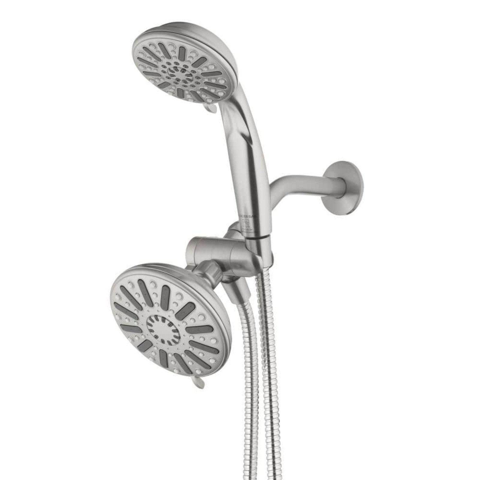 Glacier Bay 6-Spray 5 in. Dual Wall Mount Fixed and Handheld Shower Head 1.8 GPM