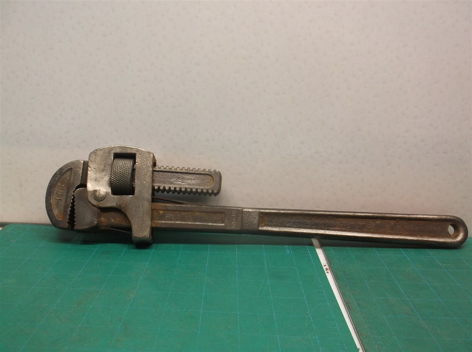 Vintage Antique Adjustable Monkey Pipe Wrench - Worth Hardware