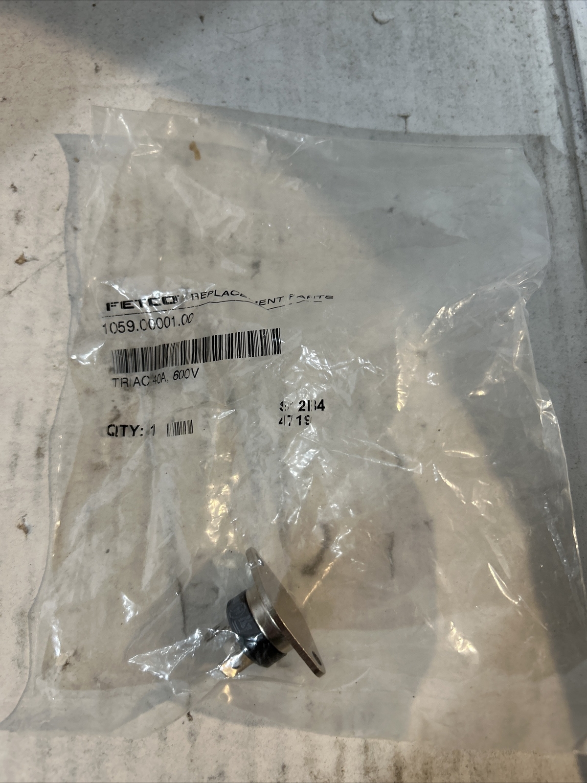 Fetco Triac 40A, 600V 1059.00001.00 (SW35)