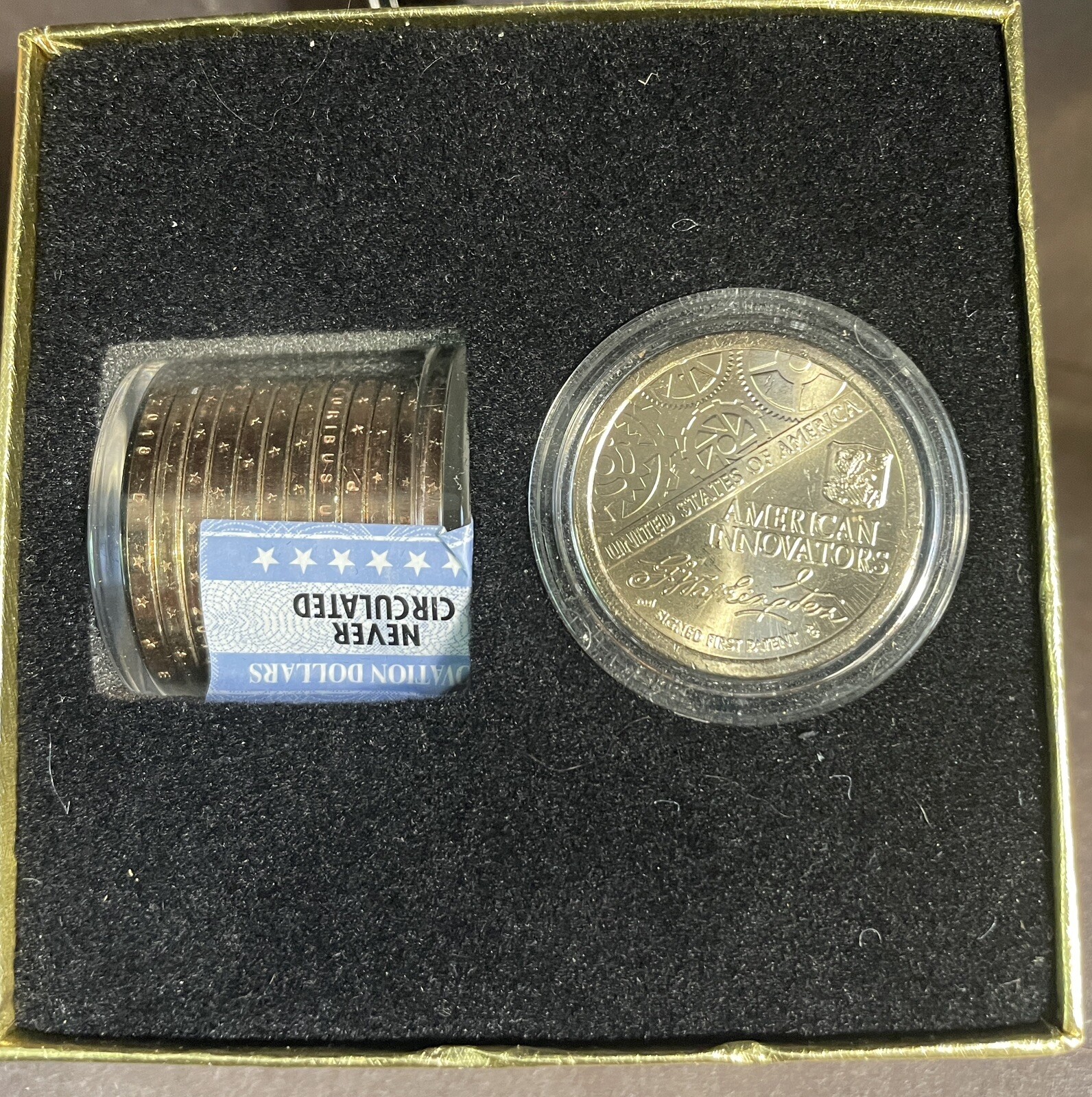 2019 Proof Pennsylvania American Innovation Golden Dollar Coin Box 13 Coins