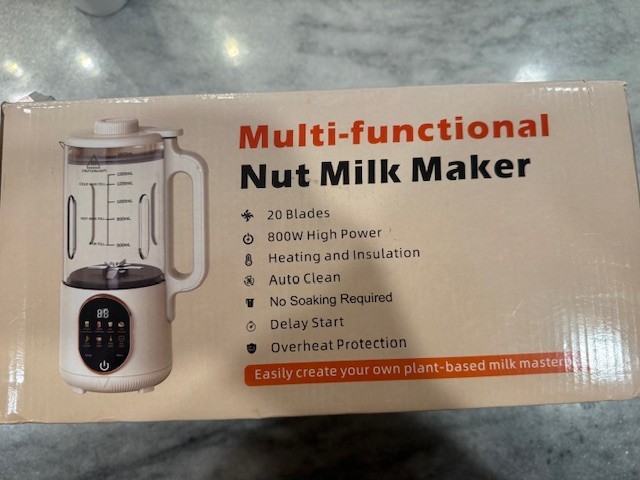 50Oz Nut Milk Maker Machine, 10 in 1 Automatic Plant Based Milk Maker for Homema