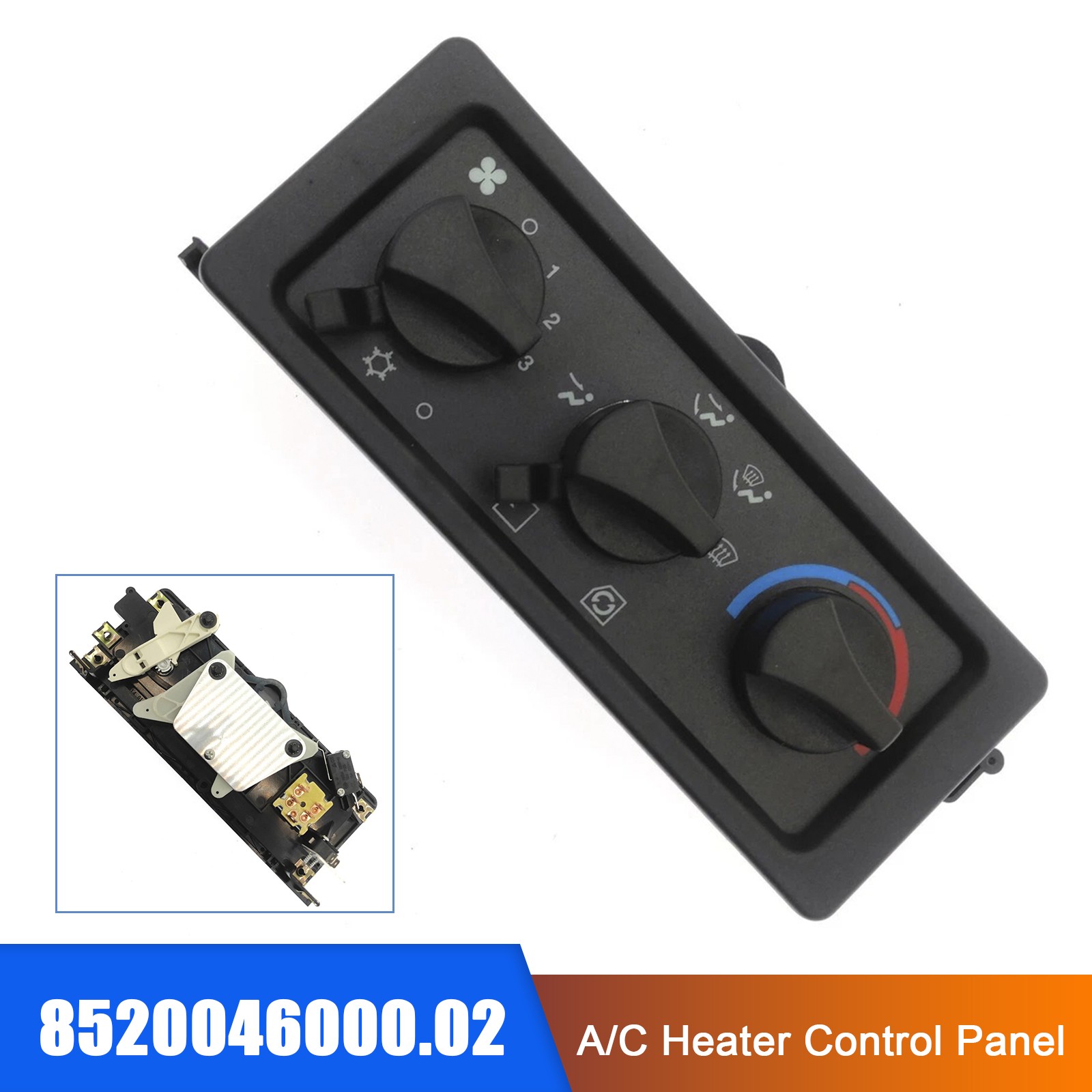 A/C Heater Control Panel for Freightliner FL60 FL70 C840 8520046000.02🚗