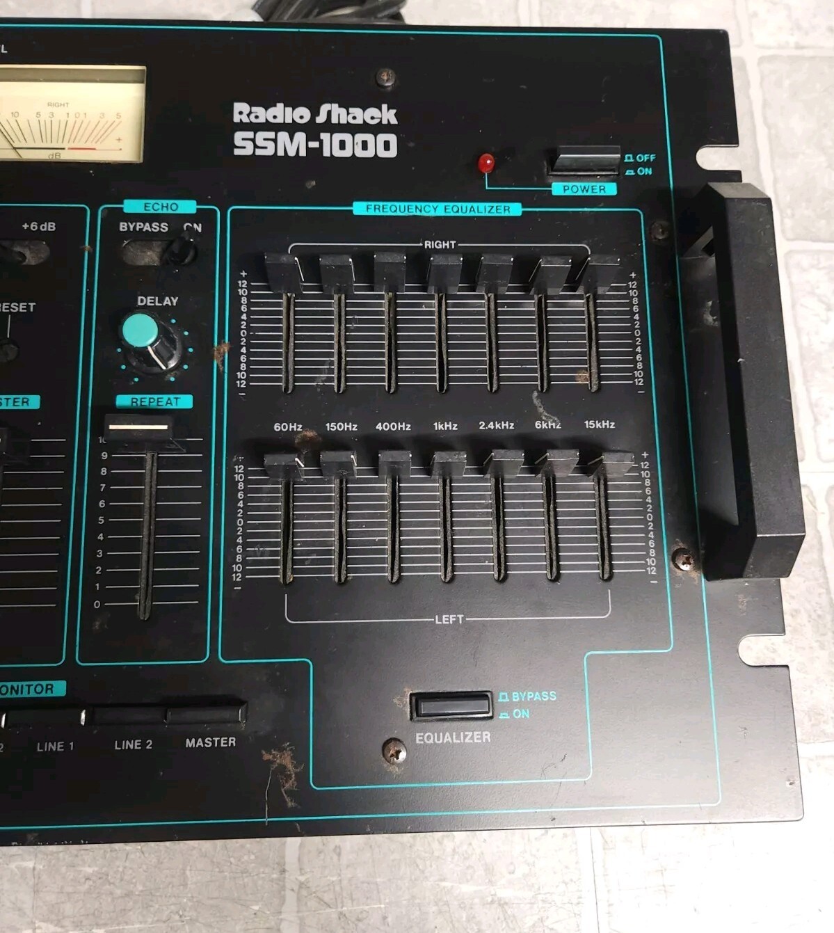 RADIOSHACK SSM-1000 Stereo Sound Mixer Echo Equalizer