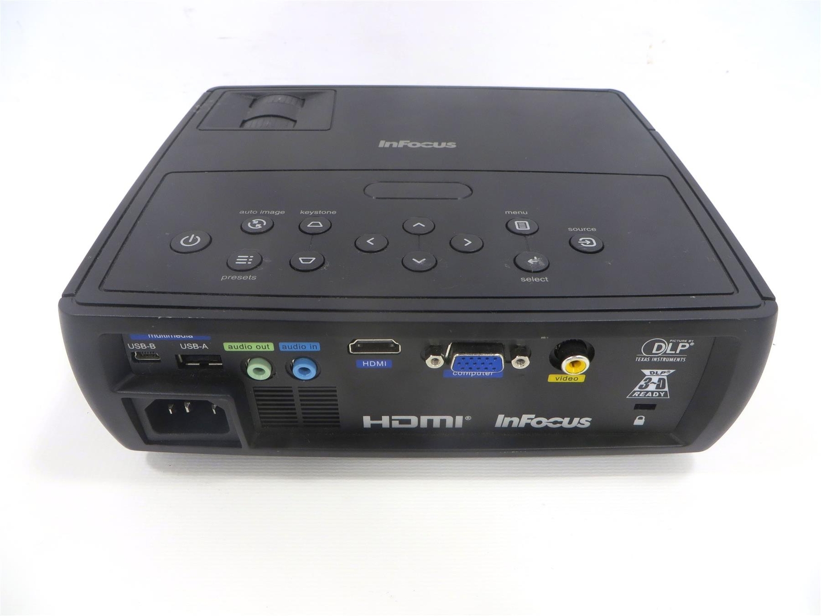 InFocus IN1110a DLP Projector - HDMI XGA Portable Projector - PC 3D Ready