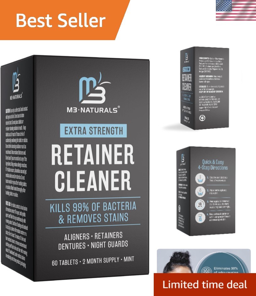 Retainer Cleanser Tablets 60 Count Mint
