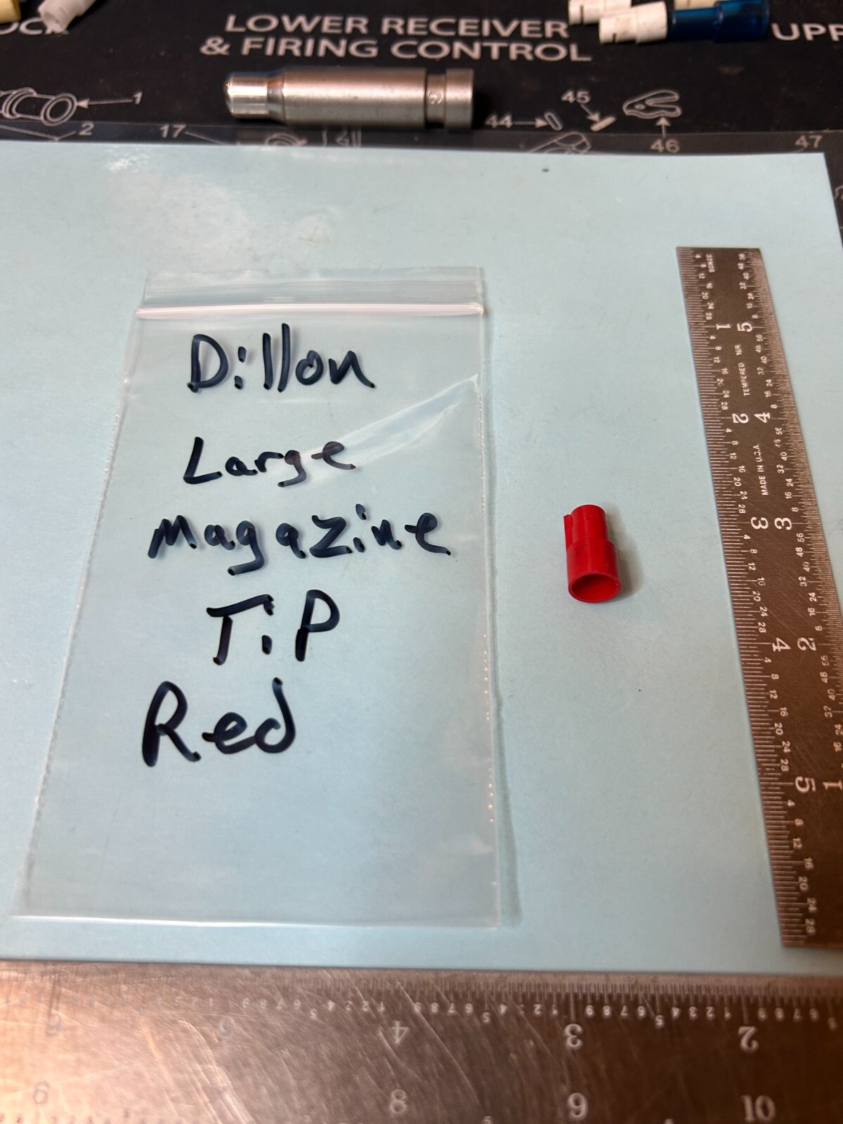 Dillon Large Magazine Tip (Red)