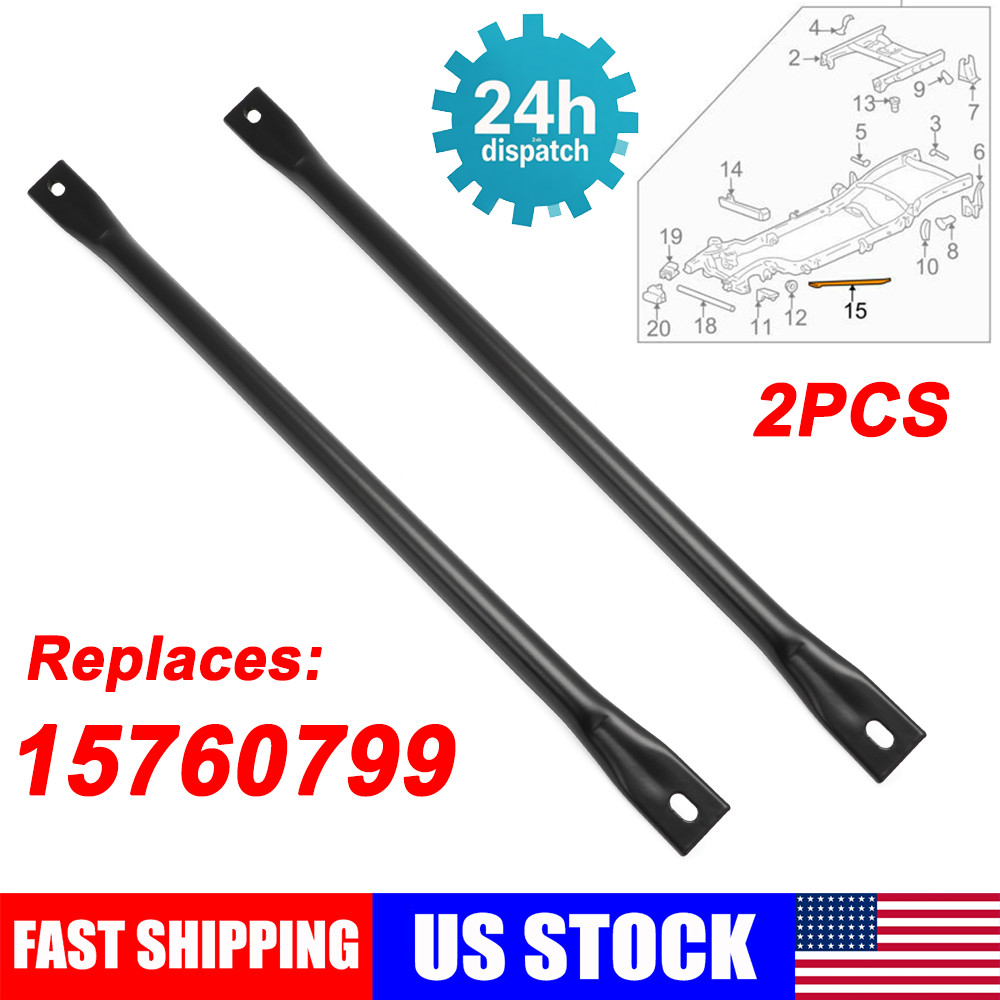 2 X Front Suspension Crossmember Brace 15760799 For Chevy / GMC Silverado 1500