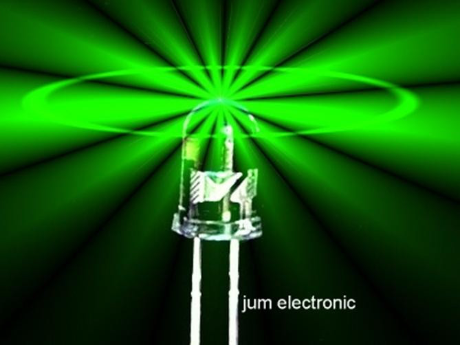 20 pieces light emitting diodes/LED/5mm green 20000mcd max/high manufacturing standard