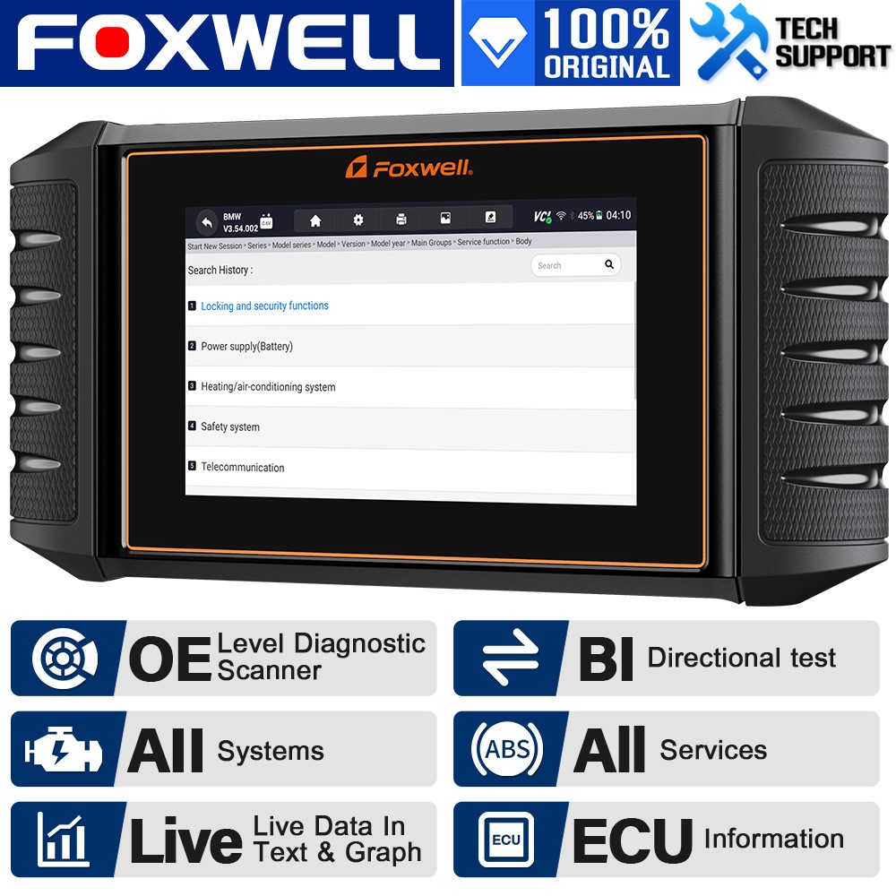 Foxwell NT710 Bidirectional OBD2 Scanner Tool All System Diagnostic for BMW mini