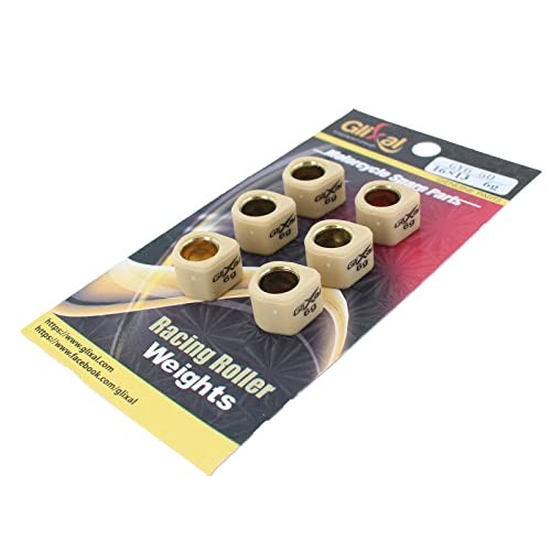 16x13mm High Performance Polygon Variator Sliders, Racing Sliding Roller 6g