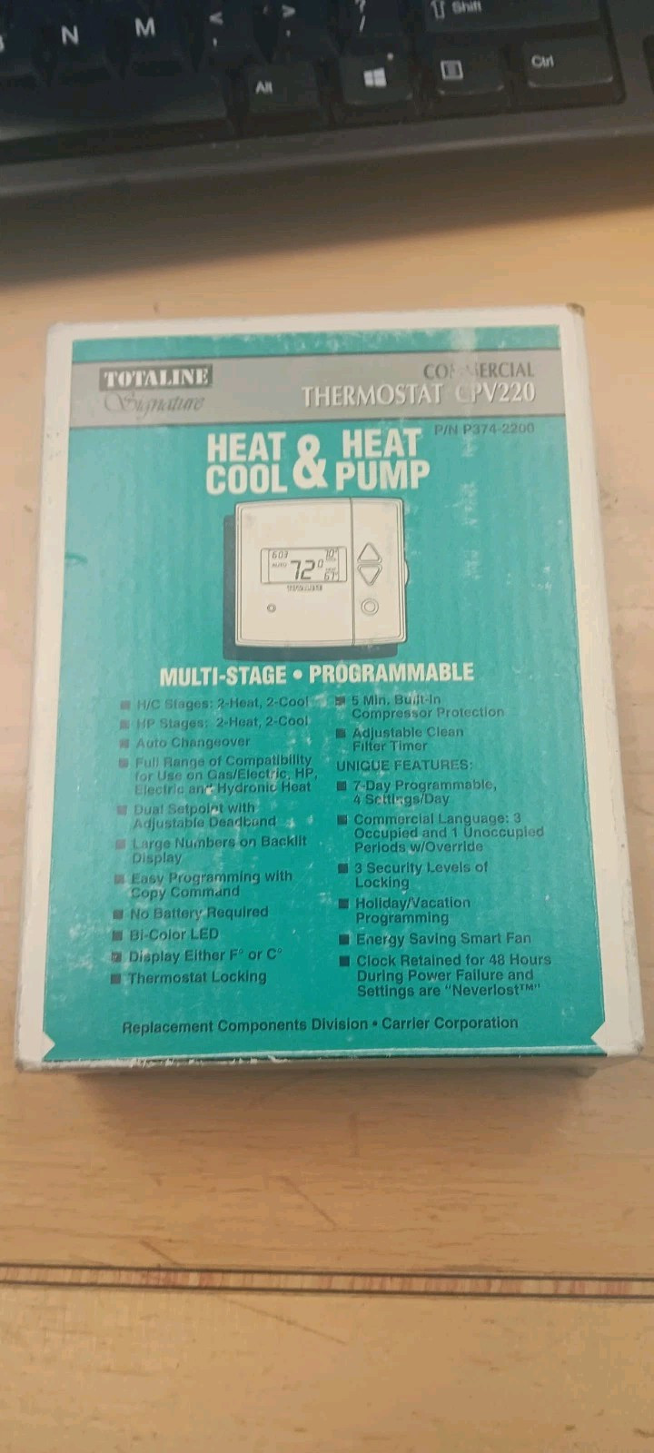 Totaline Signature Commercial Thermostat CPV220