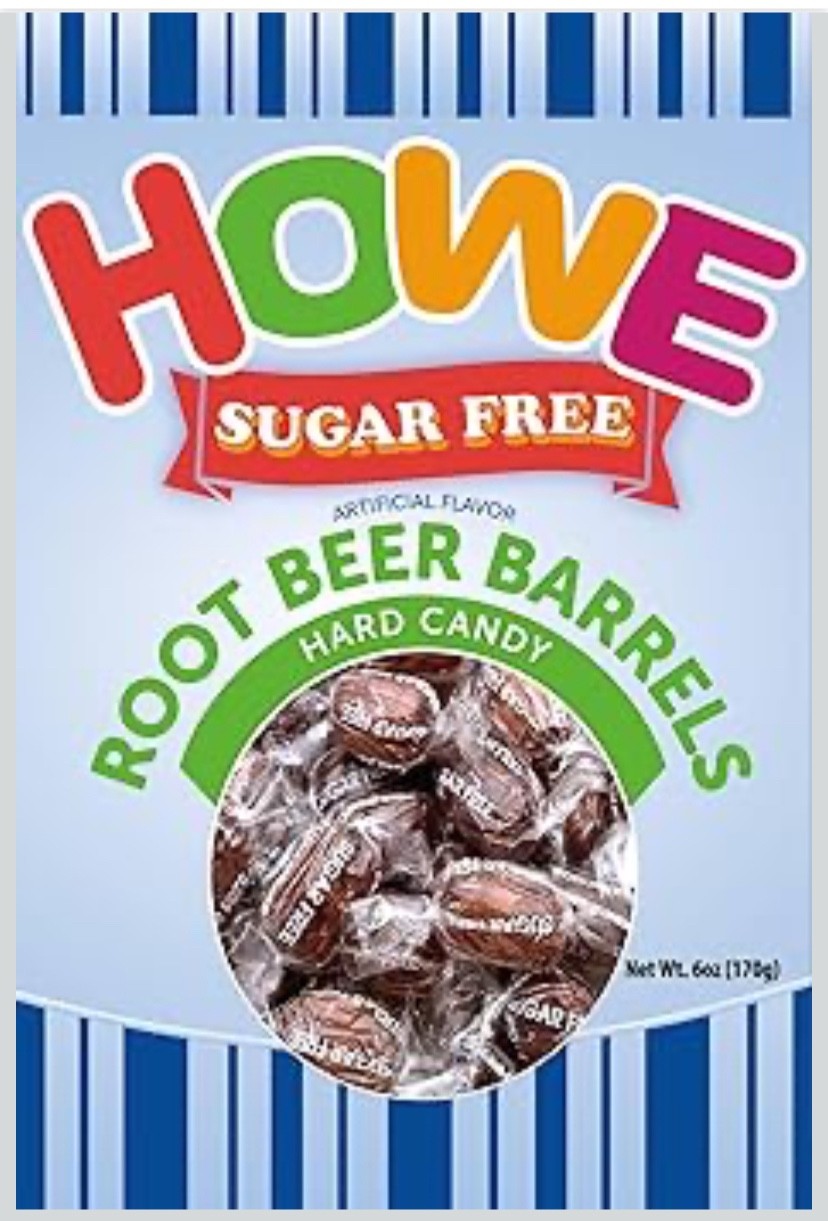 2 6oz packs howe sugar free root beer barrels free shipping