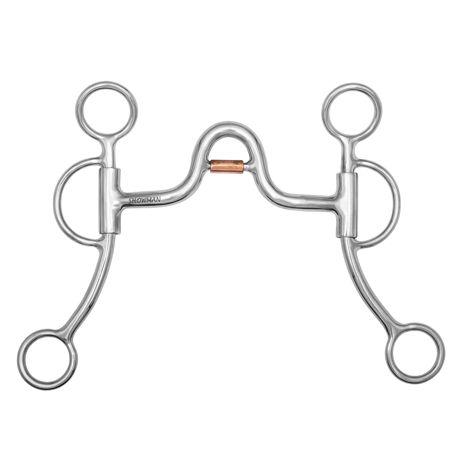 Showman Short Shank Low Port Copper Roller Bit