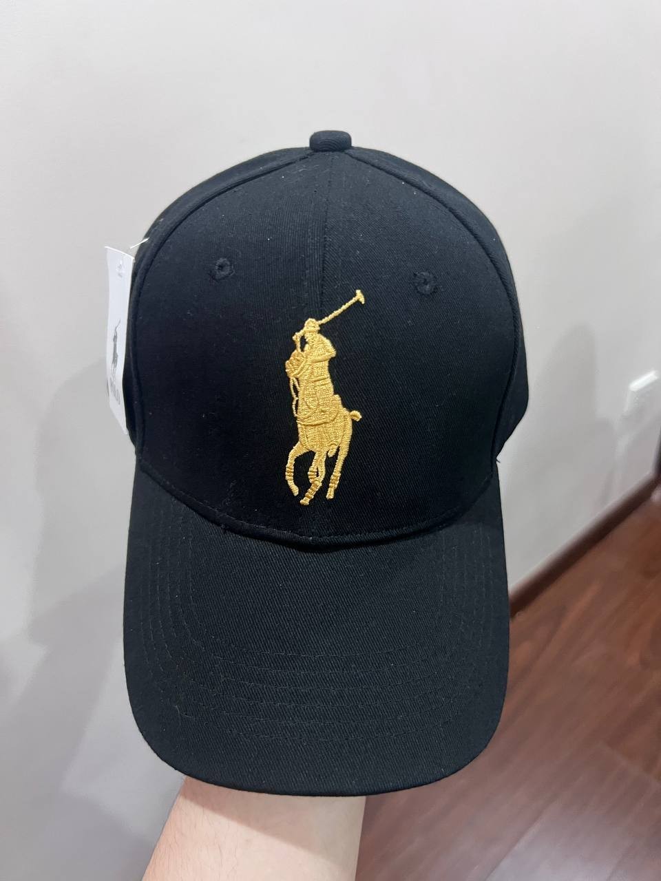 Polo Ralph Lauren Black Embroidered Logo Cap - Adjustable Unisex Hat NWT 2026 US