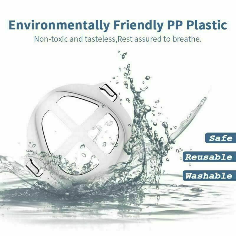 10PCS Face Mask Reusable Holder Inner Support Frame Silicone Mouth Mask Bracket