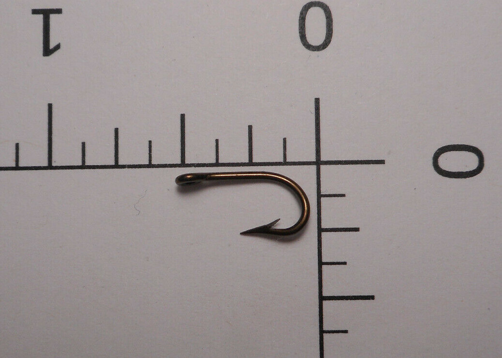 100 #11 FLY TYING HOOKS MUSTAD RINGED RUSTPROOF REVERSED SPECIAL NORWAY 1608A