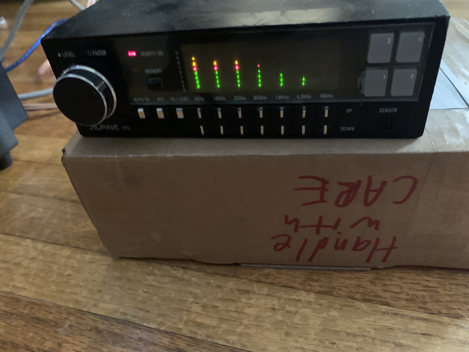 Rare Alpine 3015 old school 7 band graphic Equalizer