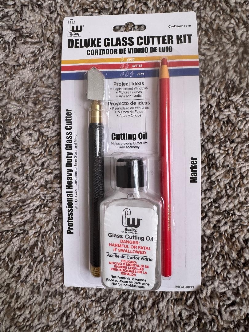 CW DELUXE GLASS CUTTER KIT