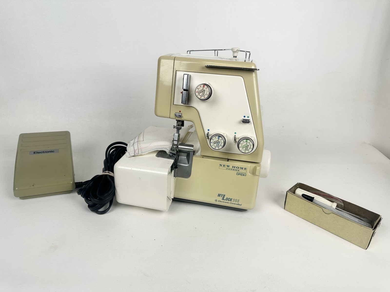 Janome New Home MyLock 203 Serger Sewing Machine