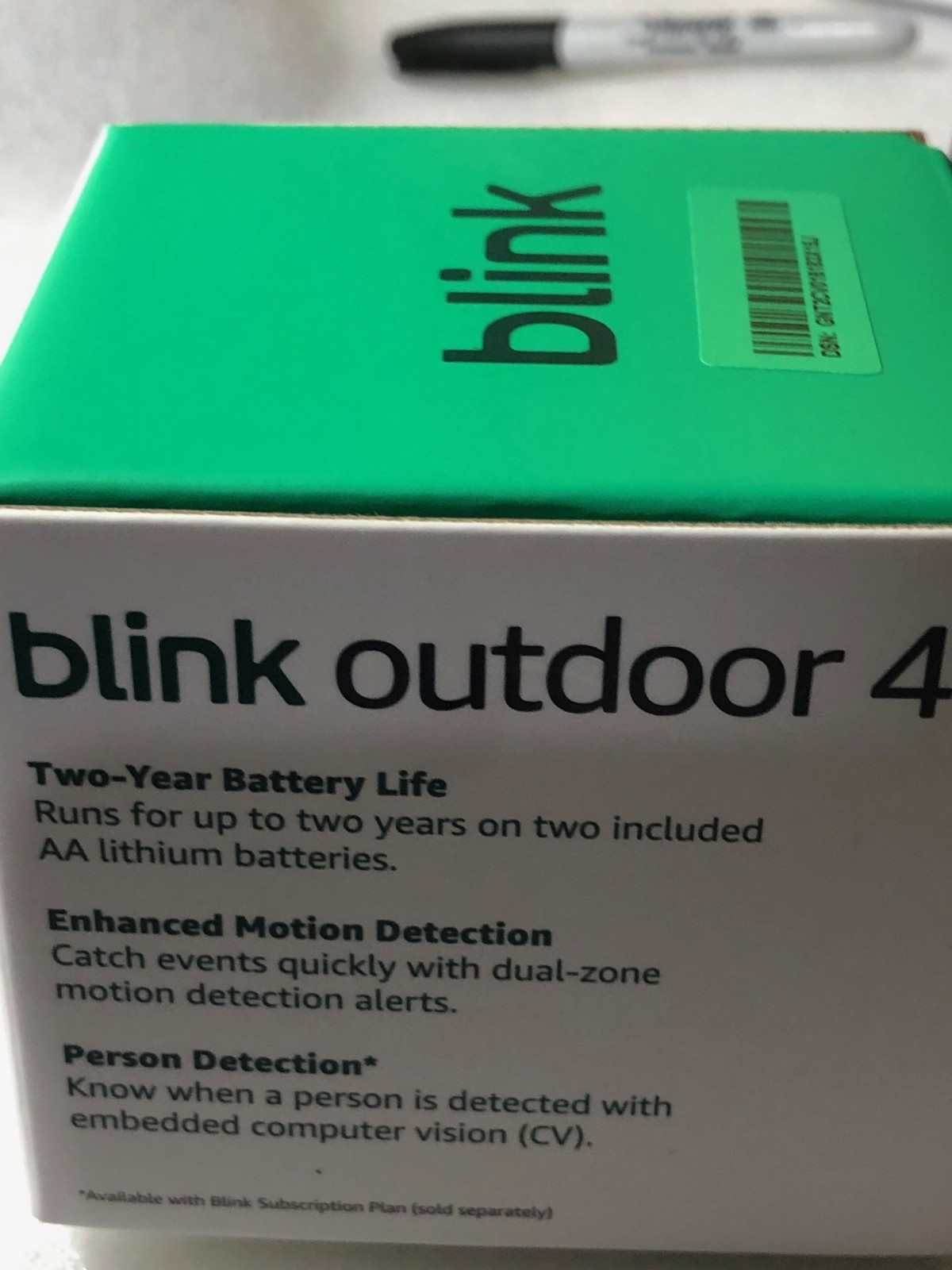 Blink Outdoor 4 Wireless Camera Two-Way Talk Add-On Camera Black No Module BLA16
