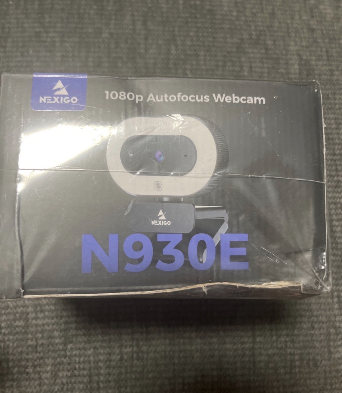 NexiGo N930E Webcam Autofocus Camera 1080P for PC Ring Light Privacy Cover Mic