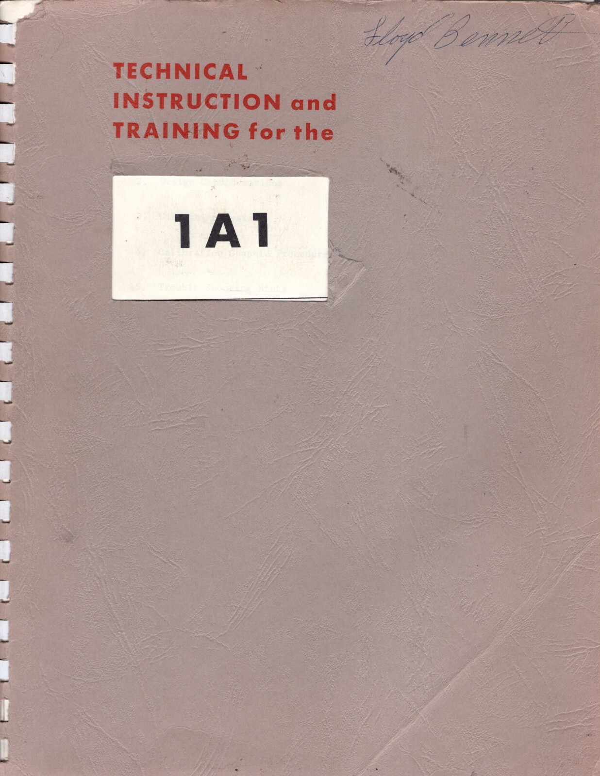 Original Tektronix Technical Preamplifier Instruction & Training Manual 1964