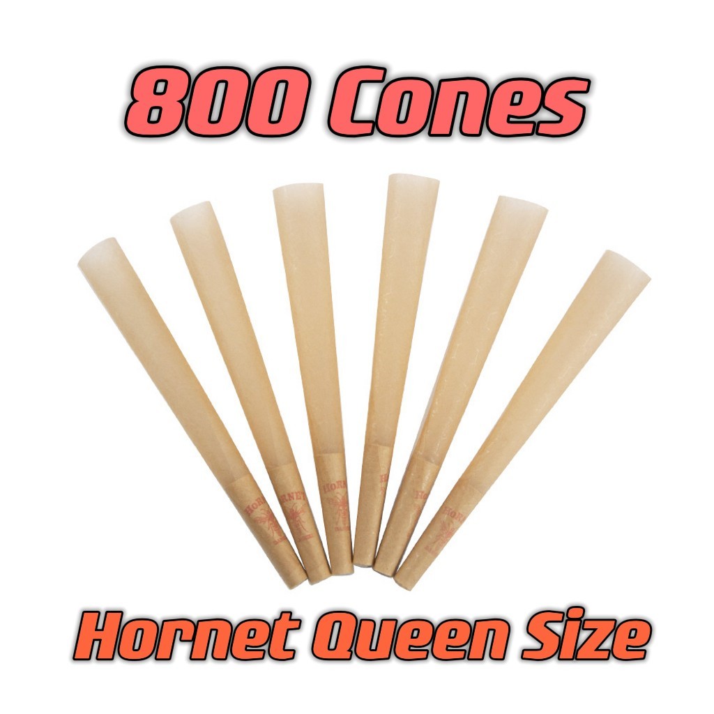 Queen Size Pre Rolled Cone W/Filter Tips x 800 Cones
