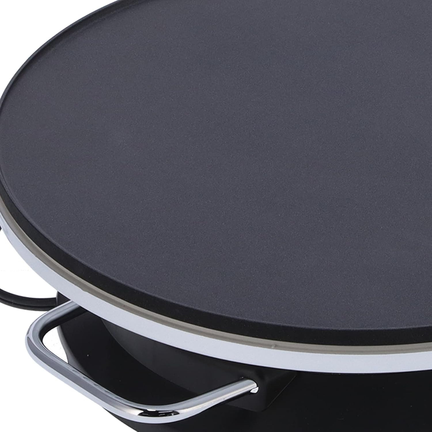 Non-Stick Electric Crepe Maker with Temp Control for Perfect Snacks