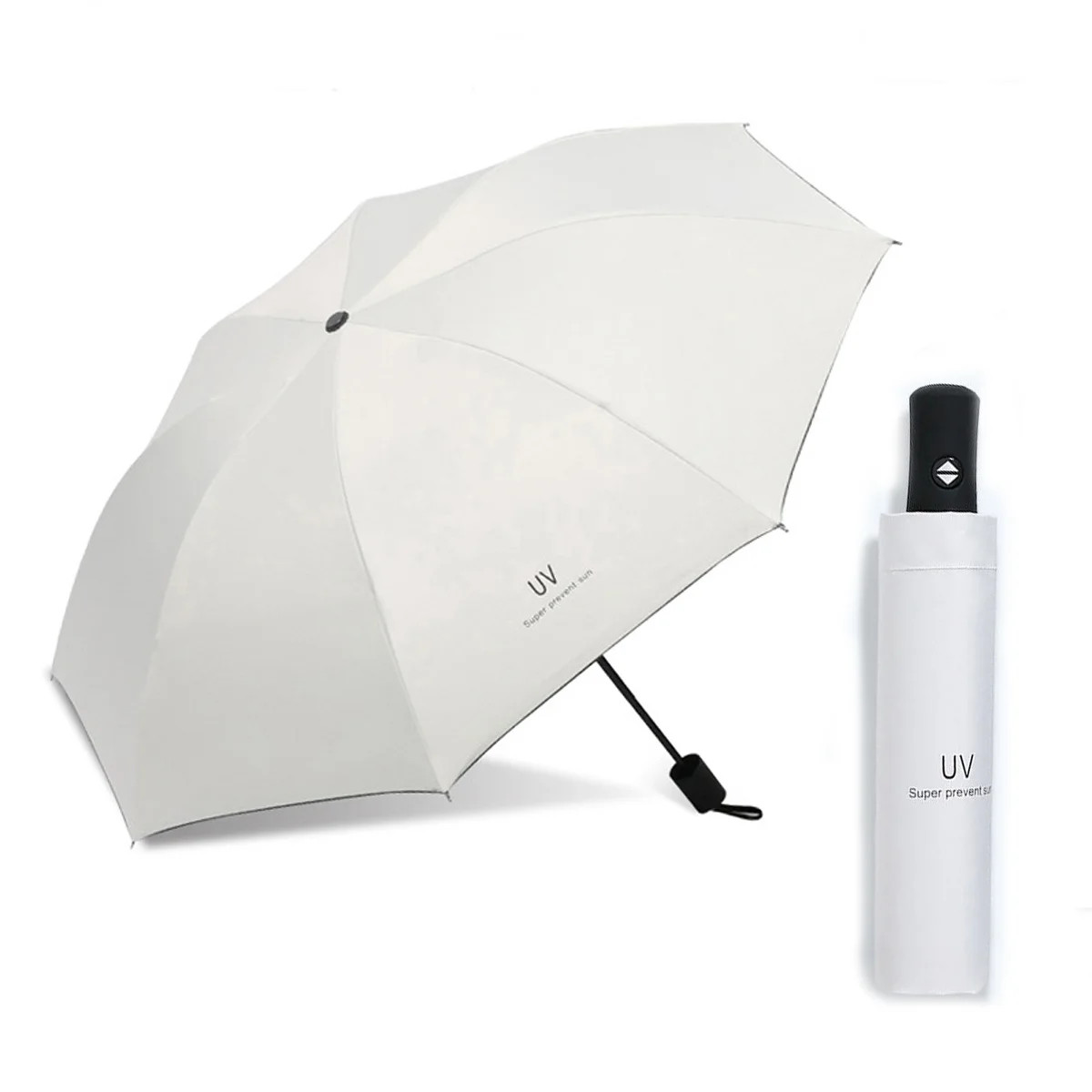 8 Ribs Travel Rain Sun Umbrellas Windproof Multi-color Travel Umbrella Automatic