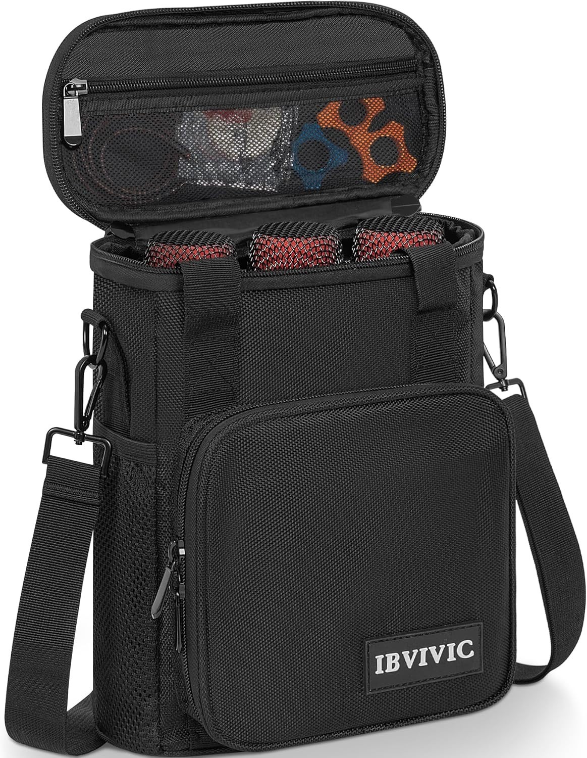 Wireless Microphone Case with Foam - Black/.