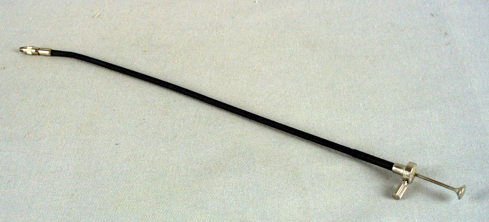 VINTAGE PRONTOR 10" MECHANICAL SHUTTER RELEASE CABLE CLOTH LOCKING FOR 35MM SLR
