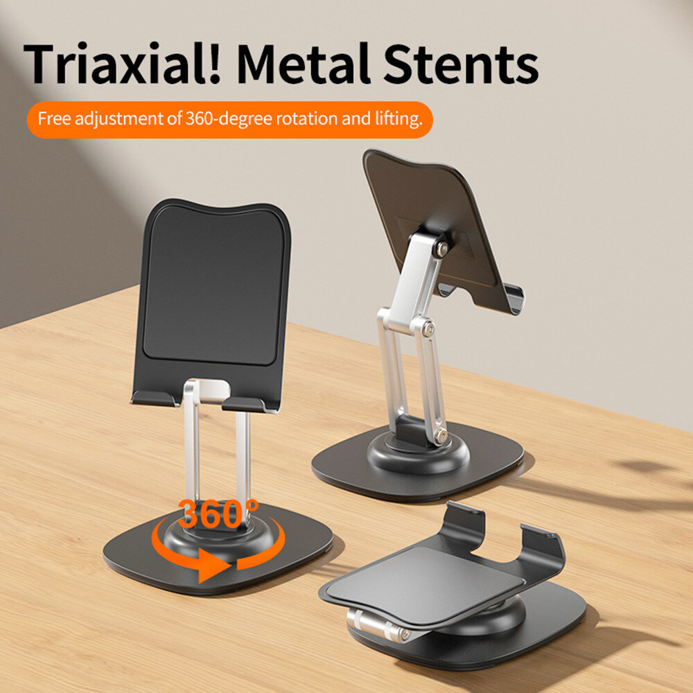 Adjustable Cell Phone Stand Holder Desk Dock Mount For iPad iPhone Kindle Tablet