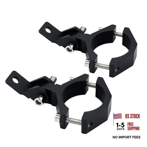 2PCS Motorcycle Headlight Bracket, Heavy-Duty Motorbike Tube Clamp Turn Medium