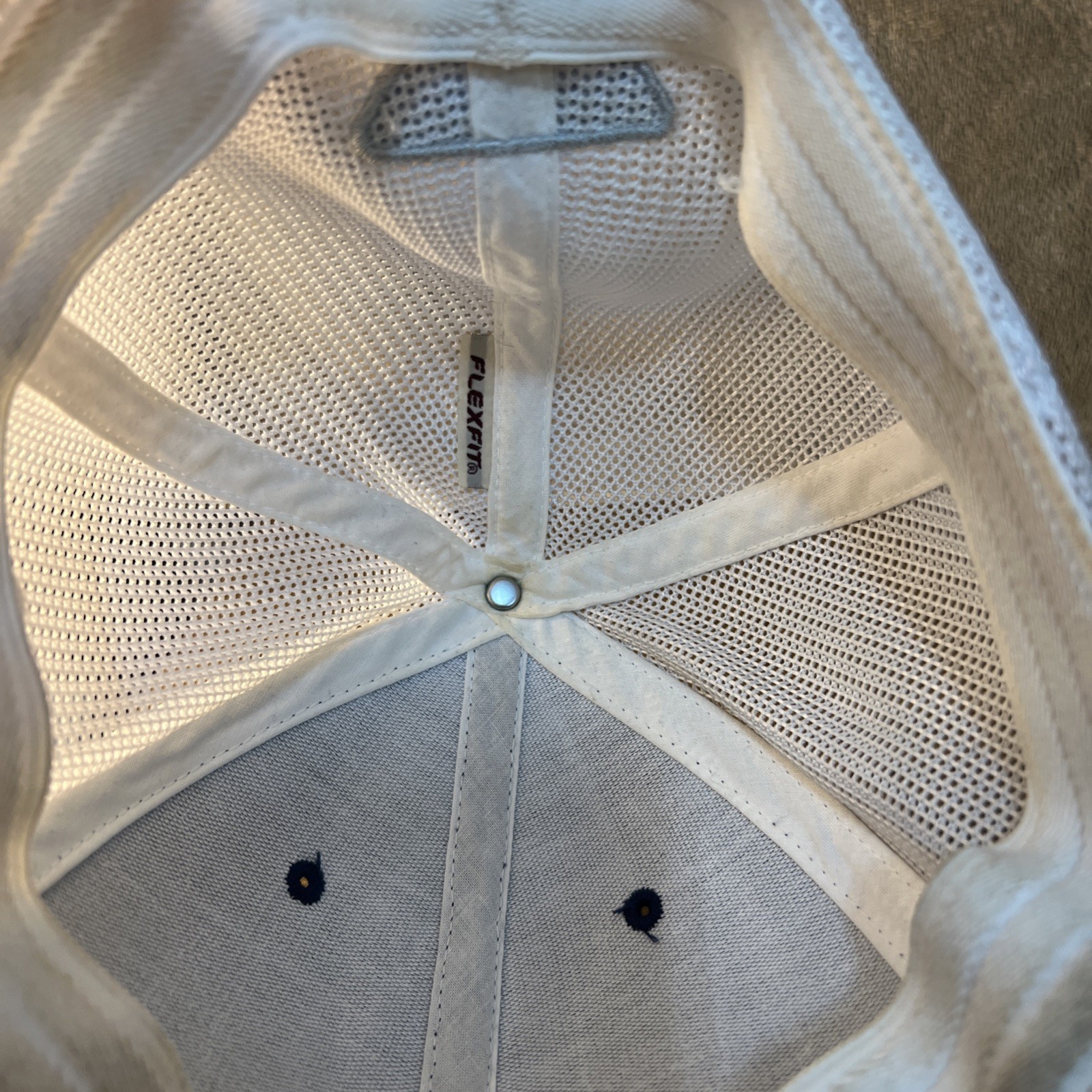Columbia PFG Logo Mesh FlexFit Hat Bass Side Patch Size: L/XL Blue/White