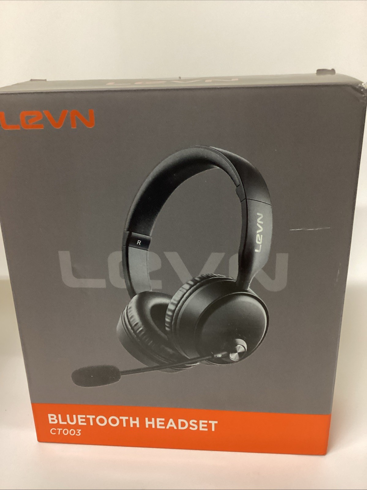 LEVN Bluetooth Headset with Microphone, Wireless Headset with Mic & Mute Button