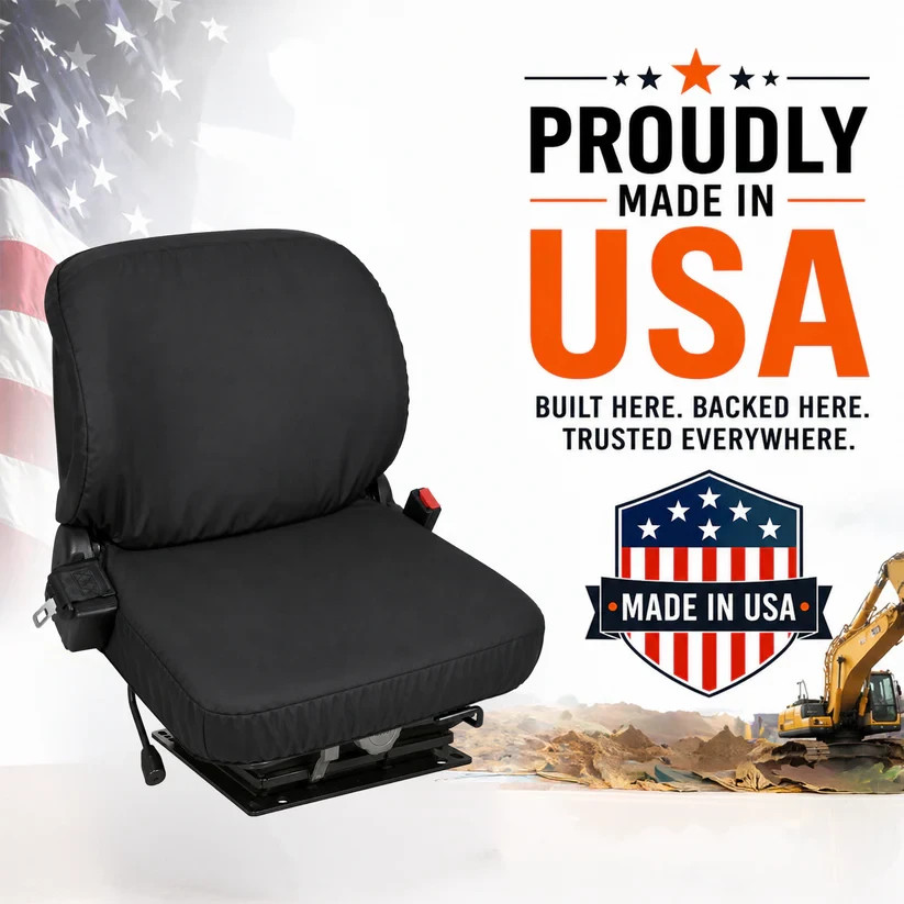 Original Jay's Equipment Seat Cover, Toyota Forklift Wing Back Seat Cover, USA