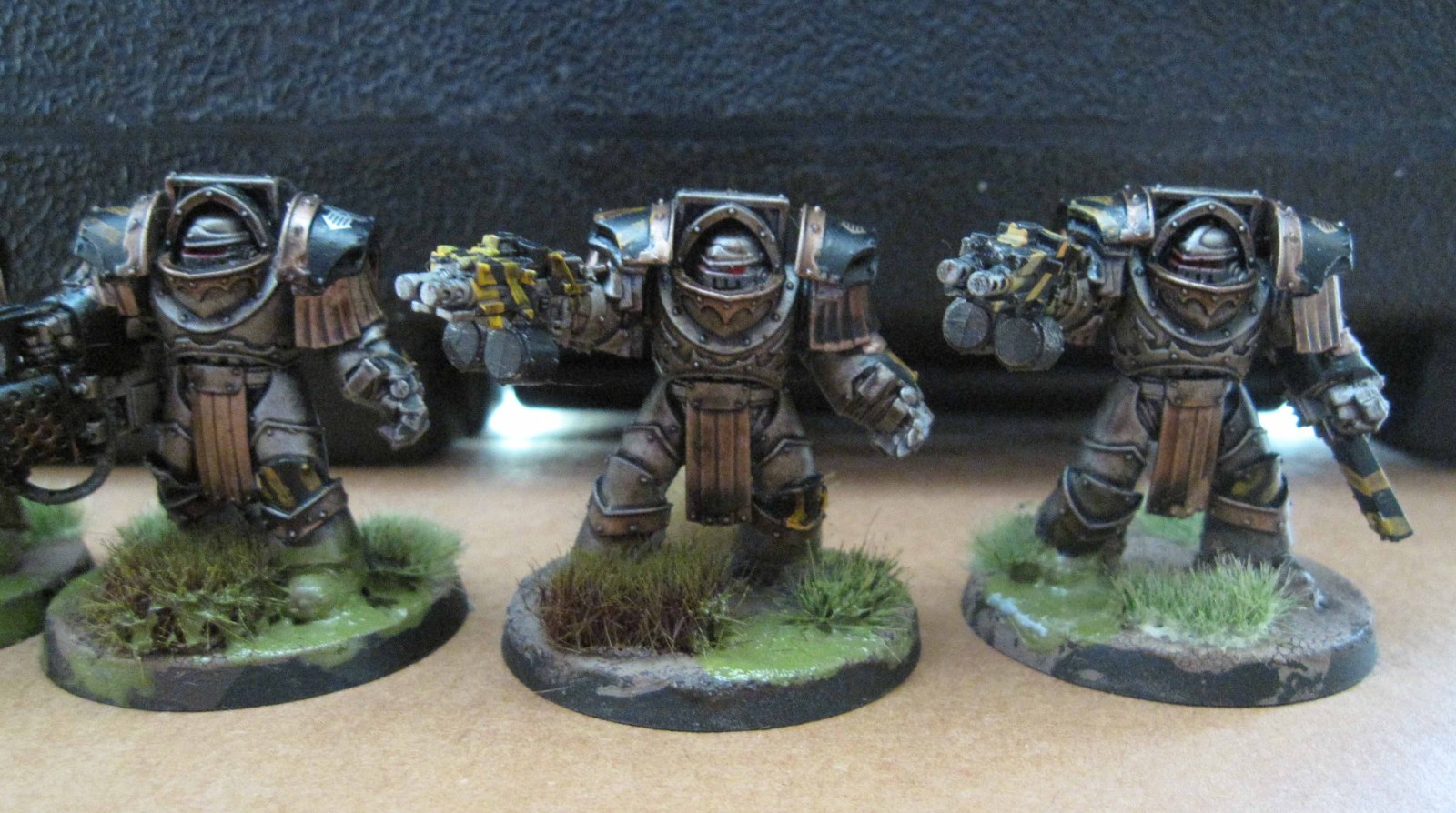 30K Horus Heresy Iron Warriors Cataphractii Terminators plastic painted