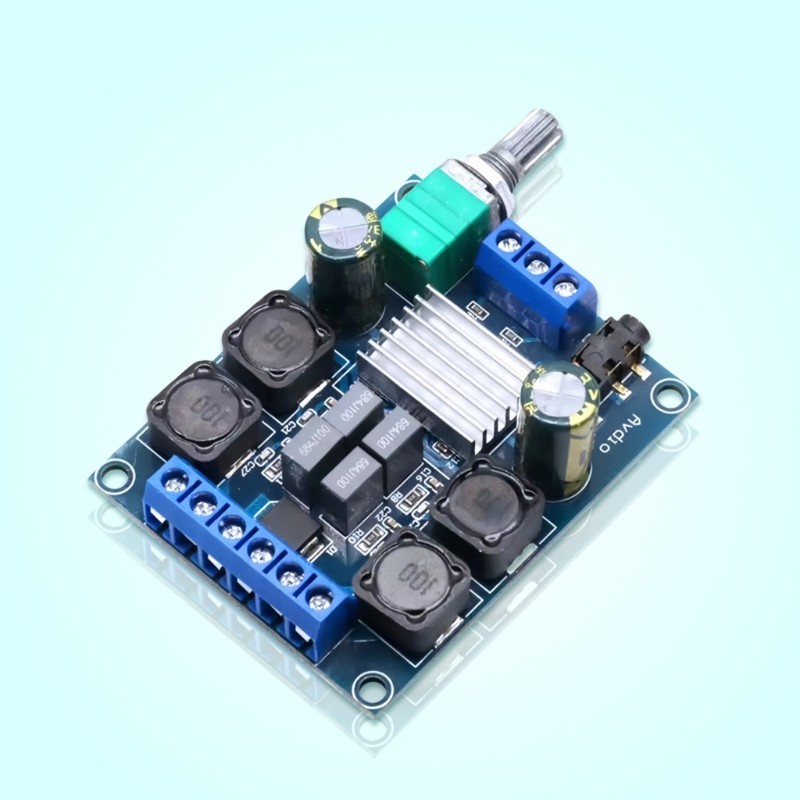 Advanced XY-502 2x50W Power Amplifier Module With Shortcircuits Protections