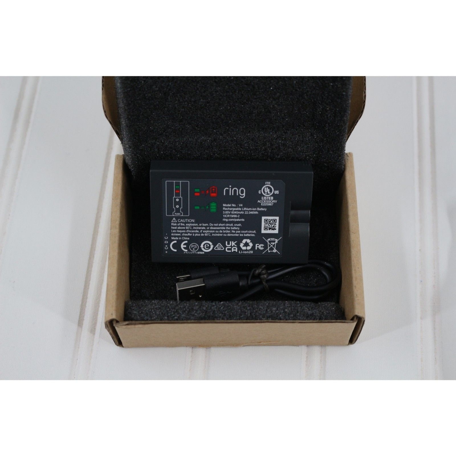 OEM Genuine Ring V4 Battery Pack For Ring Video Door Bell 2, 3, 4 Quick Release