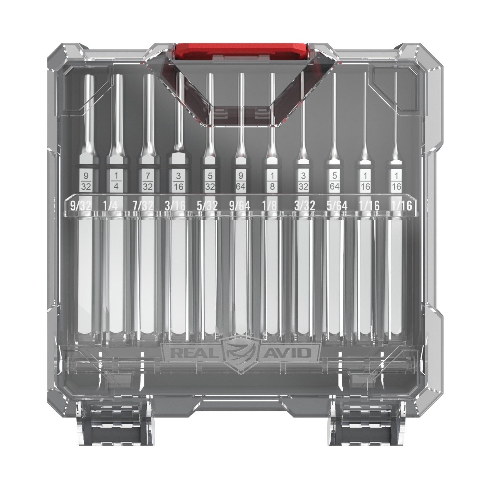 Real Avid Accu-Punch 11 Piece Roll Pin Punch Set - Premium Steel Punches
